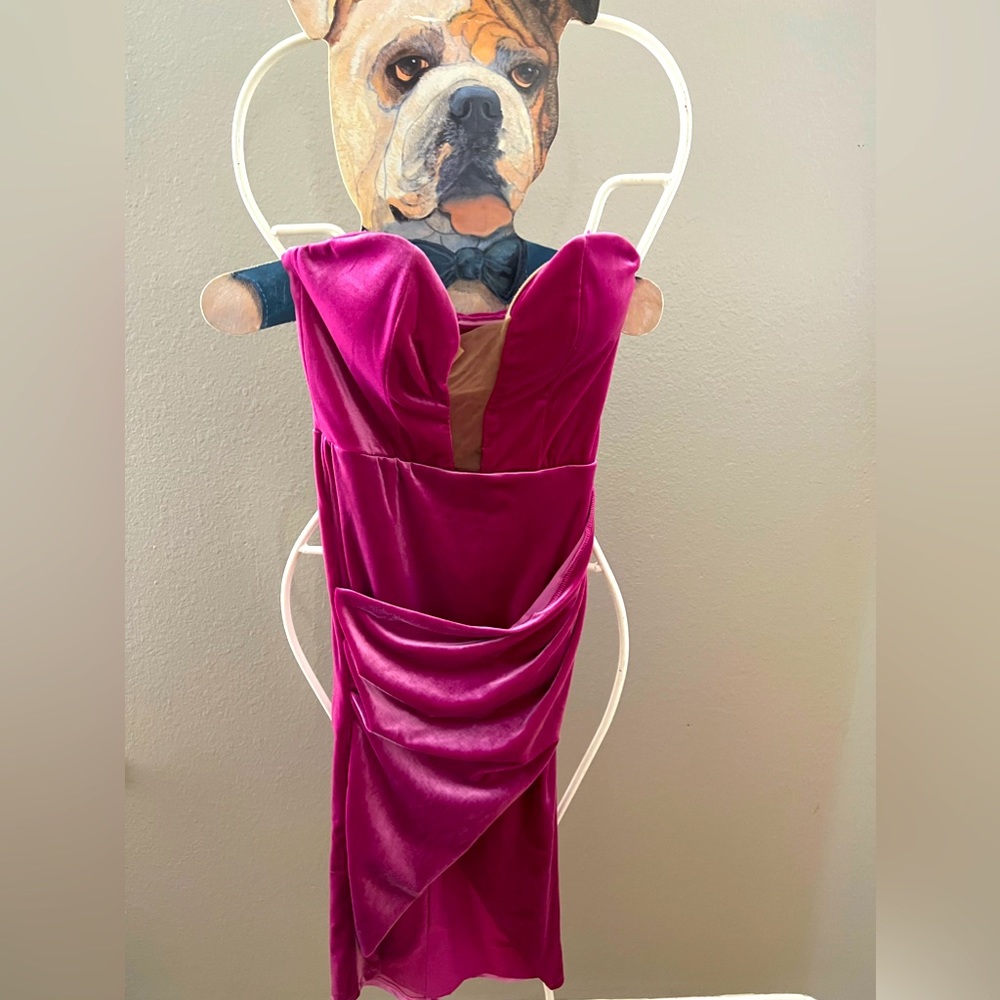 MICHAEL COSTELLO X REVOLVE Joab Dress in Magenta